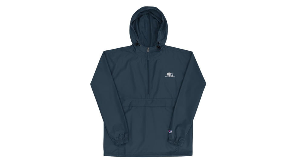 Atoll Board Co Atoll Embroidered Champion Packable Unisex Jacket - Navy, XL - Navy,XL, 628E861415931Navy-XL