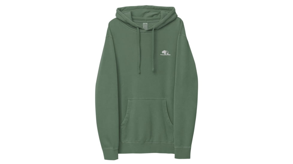 Atoll Board Co Atoll Embroidered Pigment-Dyed Unisex Hoodie - Pigment Alpine Green, XL - Pigment Alpine Green,XL, 628E8E910173EPigment-Alpine-Green-XL