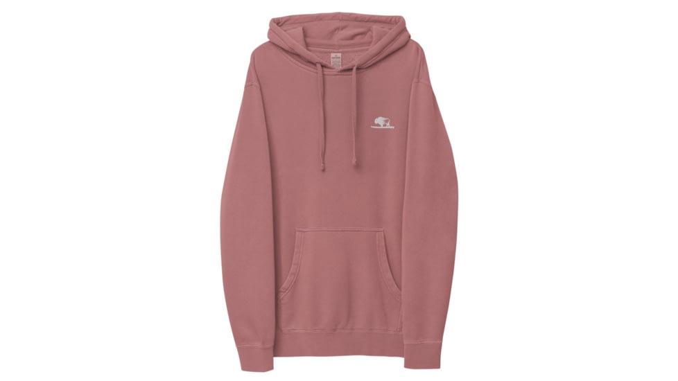 Atoll Board Co Atoll Embroidered Pigment-Dyed Unisex Hoodie - Pigment Maroon, 2XL - Pigment Maroon,2XL, 628E8E910173EPigment-Maroon-2XL