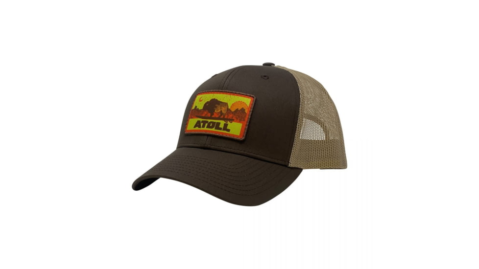 Atoll Board Co Atoll Tahoe Sunset Illustration Hat - Brown - Brown, SQ3761371