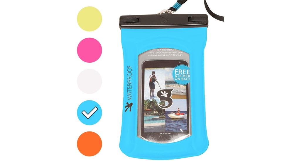 Atoll Board Co Geckobrands Floating Dry Bag Phone Case - Orange - Orange, SQ7677516