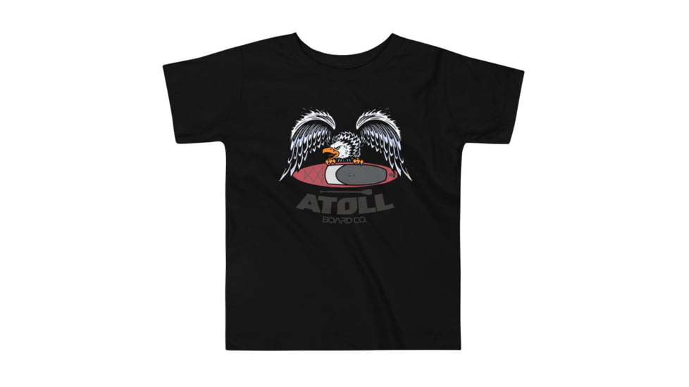 Atoll Board Co Toddler Short Sleeve Tee with Atoll Eagle Graphic - 5T - 5T, 646FCD40BC6D05T