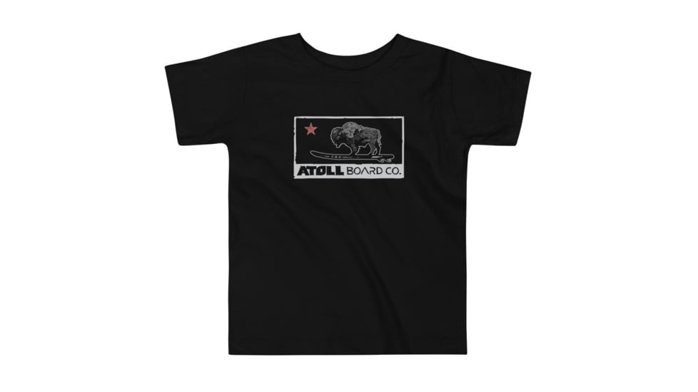 Atoll Board Co Toddler Short Sleeve Tee with Atoll Republic Graphic - 4T - 4T, 62D85A400BC3B4T