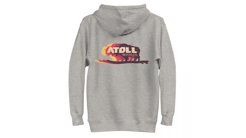 Atoll Board Co Unisex Hoodie with Atoll Bison Color Shift Graphic - Carbon Grey, 2XL - Carbon Grey,2XL, 636AA26686F48Carbon-Grey-2XL