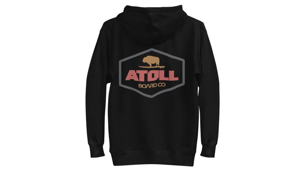 Atoll Board Co Unisex Hoodie with Atoll Dimond Graphic - Black, XL - Black,XL, 637BCFDBC6553Black-XL
