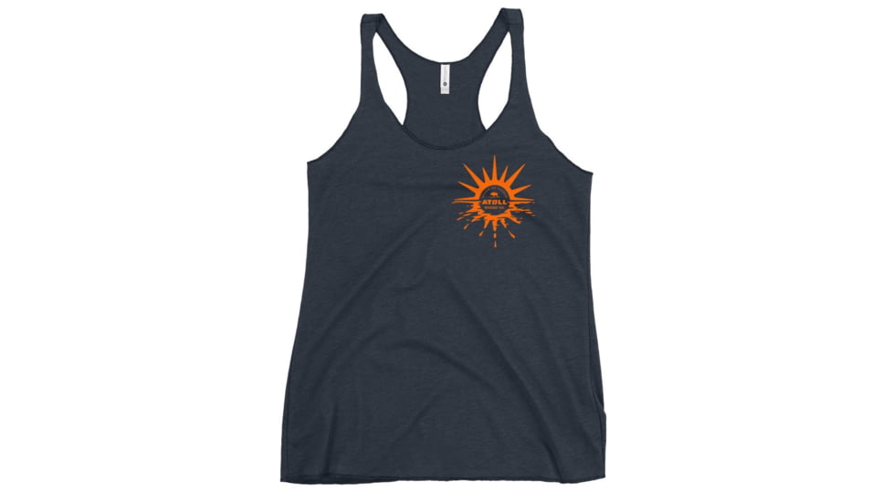 Atoll Board Co Womens Racerback Tank with Atoll Horizon Sunset Graphic - Vintage Navy, XL - Vintage Navy,XL, 64518B154C678Vintage-Navy-XL