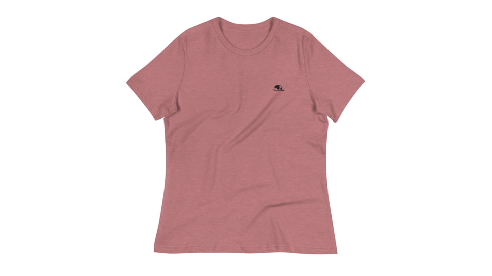 Atoll Board Co Womens Relaxed T-Shirt with Embroidered Atoll Logo - Heather Mauve, 3XL - Heather Mauve,3XL, 629923D389799Heather-Mauve-3XL