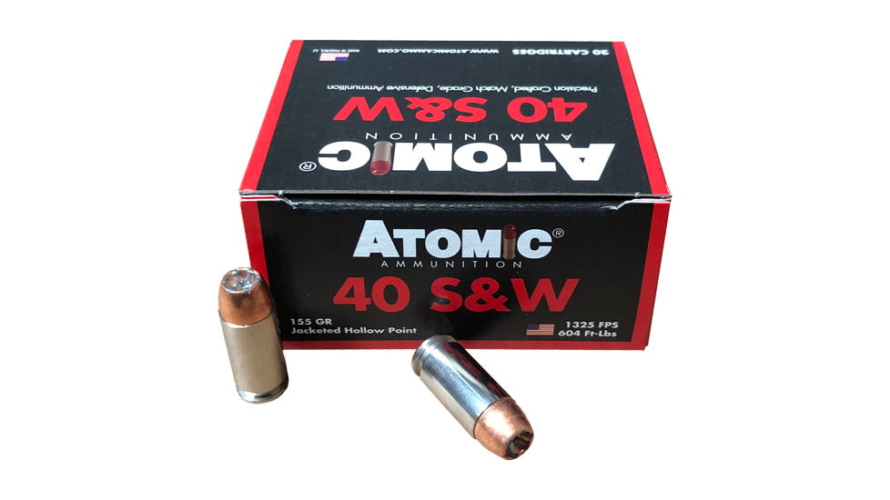 Atomic Ammunition Atomic Ammo .40sw 155gr. Bonded Jhp 20-pack