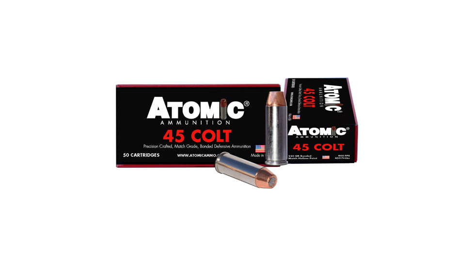 Atomic Ammunition Atomic Ammo .45lc 250gr. Bonded Match Hp 50-pack
