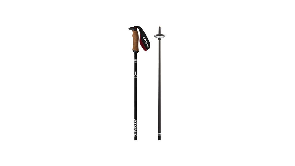 Atomic AMT Ultra SQS Ski Poles, Black/White, 110, AJ5005356110