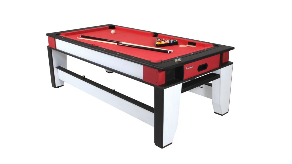 Atomic Games 84" 2- in- 1 Flip Top Table, Red G05214W