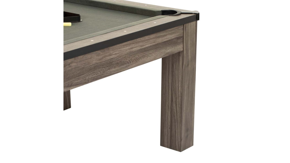 Atomic Hampton 3-In-1 Combo Game Table Billiards, Ping Pong, Dining, Grey wood grain, G05302W