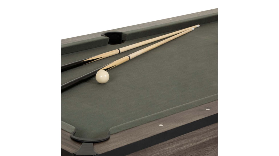 Atomic Hampton 3-In-1 Combo Game Table Billiards, Ping Pong, Dining, Grey wood grain, G05302W