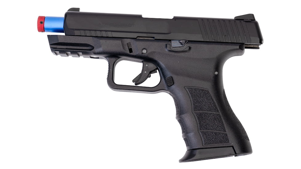 The Laser Ammo ATP has controls like most other duty pistols. 