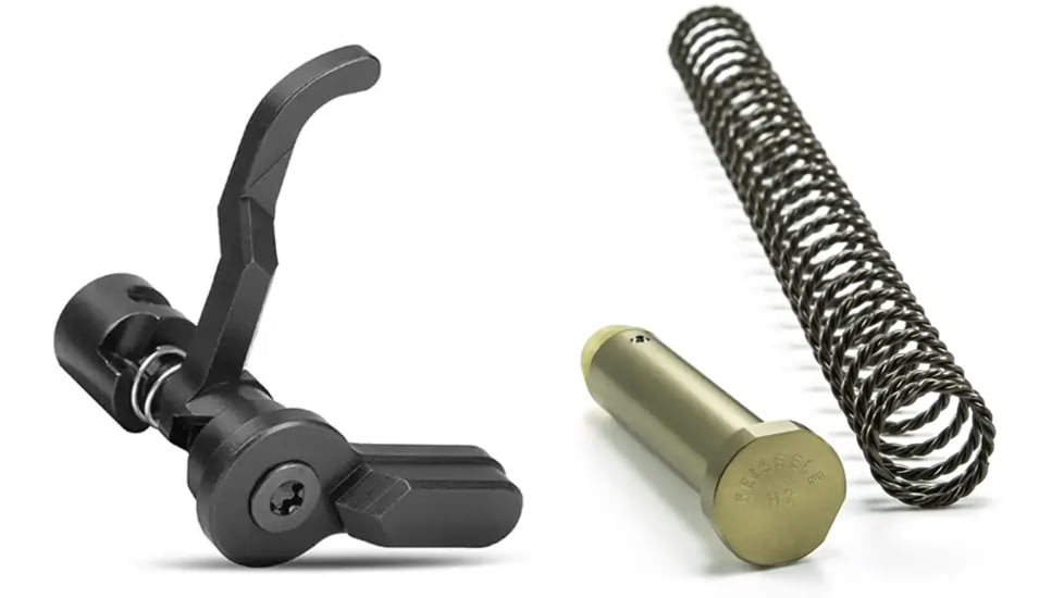 Atrius Development Forced Reset Selector &amp; Geissele Super 42 Braided Wire Buffer Spring And Buffer Combo, H2