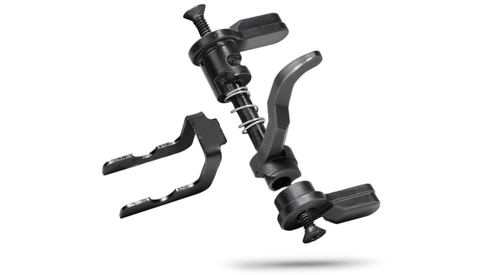 Atrius Development G-Lever Ambidextrous Forced Reset Safety - Geissele Specific, Black, ADG-FRS-AMBI-G