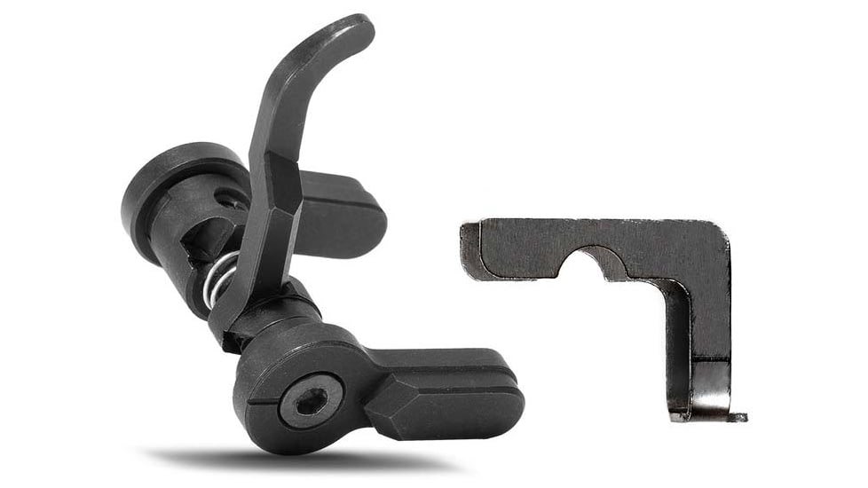 Atrius Development G-Lever Ambidextrous Forced Reset Safety - Geissele Specific, Black, ADG-FRS-AMBI-G
