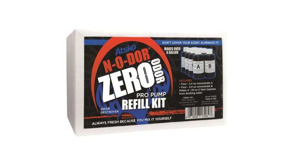 Atsko Zero N-O-Dor Oxidizer, Pro Pump Refill Kit 13499Z