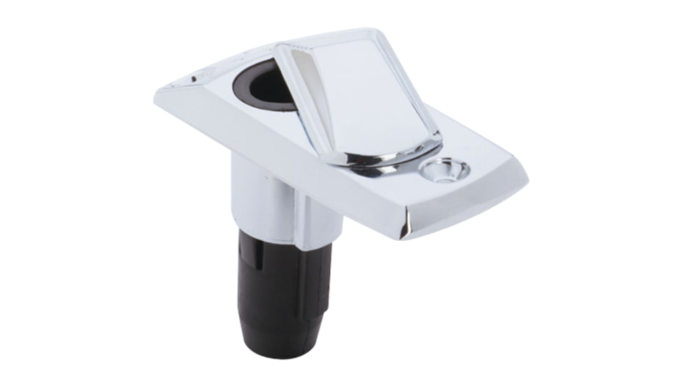 Attwood Marine Angled Pole Zamak 2 Pin  Base, 911339-7