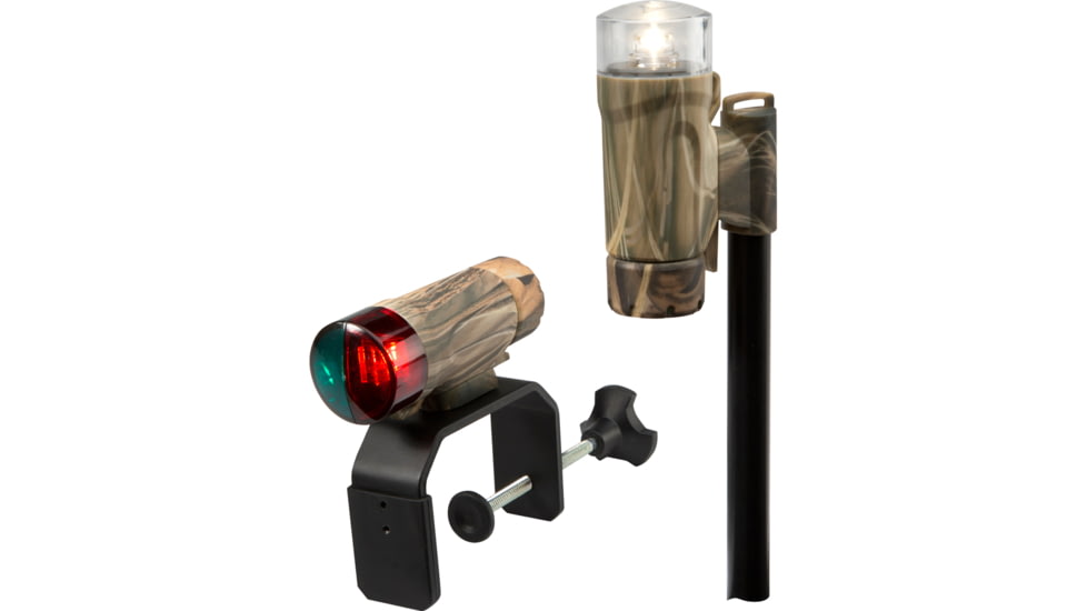 Attwood Marine Clamp-On Portable LED Light Kit, RealTree, Max-4 Camo, 14191-7