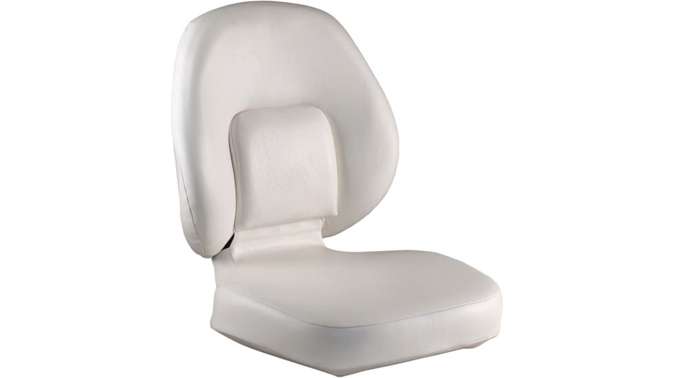 Attwood Marine Classic Boat Seat, White, 98388-2