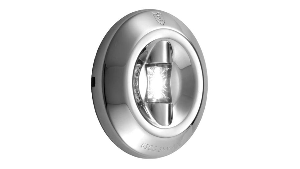 Attwood Marine Round LED 3-Mile Transom  Light, 6556-7