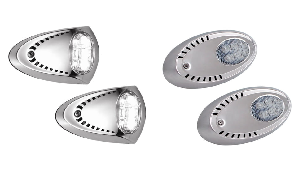 Attwood Marine LED Docking Lights, Silver, White
