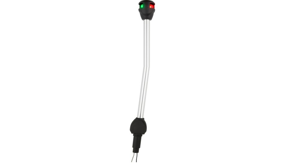 Attwood Marine LightArmor Bi-Color Navigation Angled Pole Light, 14in, NV6LC1-14A7