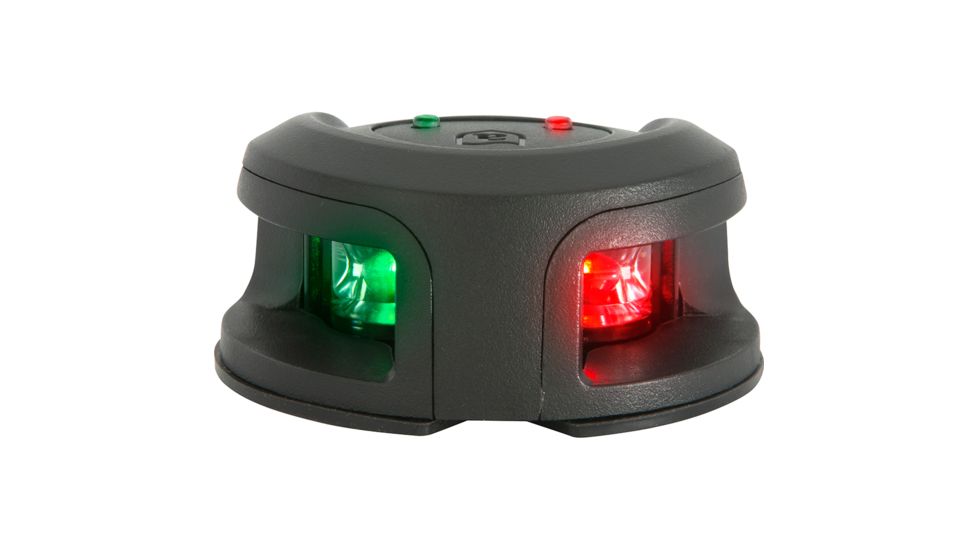 Attwood Marine LightArmor Bow Mount Navigation Light - Composite Black - Bi-Color - 2NM 69826