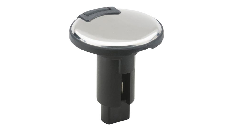 Attwood Marine LightArmor Plug-In Base, Round, 3 Pin, Stainless Steel, 910R3PSB-7