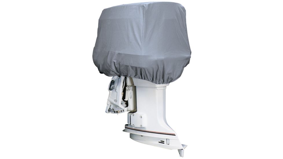 Attwood Marine Ready Cotton Heavy-Duty Canvas Cover f/Outboard Motor Hood 115-225HP Road 49594