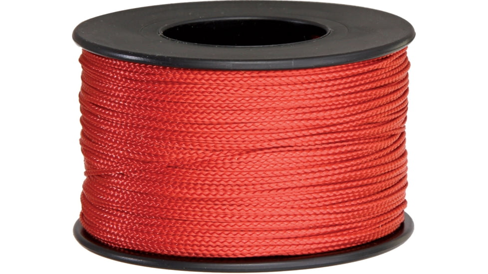 Atwood 0.75mm Nano Cord, 300ft, Cord Is 0.75Mm Thick, Nylon Construction, Red, NS03 - RED
