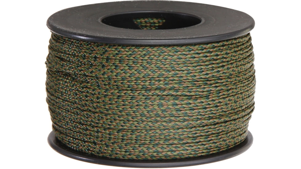 Atwood 0.75mm Nano Cord, 300ft, Cord Is 0.75Mm Thick, Nylon Construction, Woodland Camo, NC04 - WOODLAND