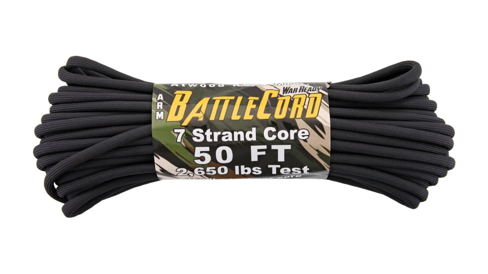 Atwood ARM BattleCord, 50ft, Black, BC50S01-BK