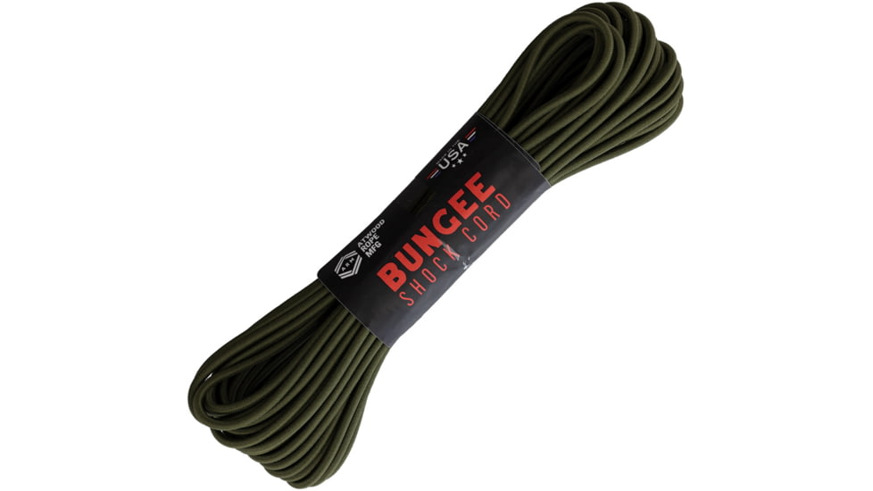 Atwood Bungee Shock Cord, 50ft, OD Green, SC14-50 OLIVE DRAB