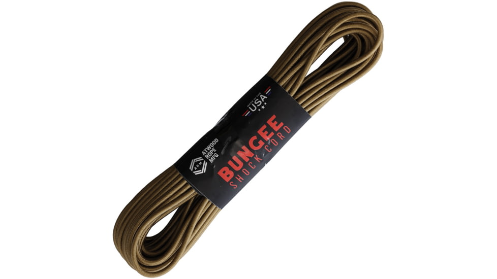 Atwood Bungee Shock Cord, 50ft, Tan, SC10-50 TAN