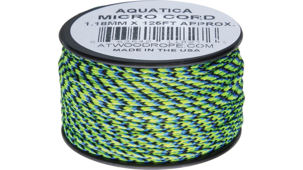 Atwood Micro Cord 125ft, 1.18mm Diameter, Nylon Construction, Aquatica, MP08 - AQUATICA