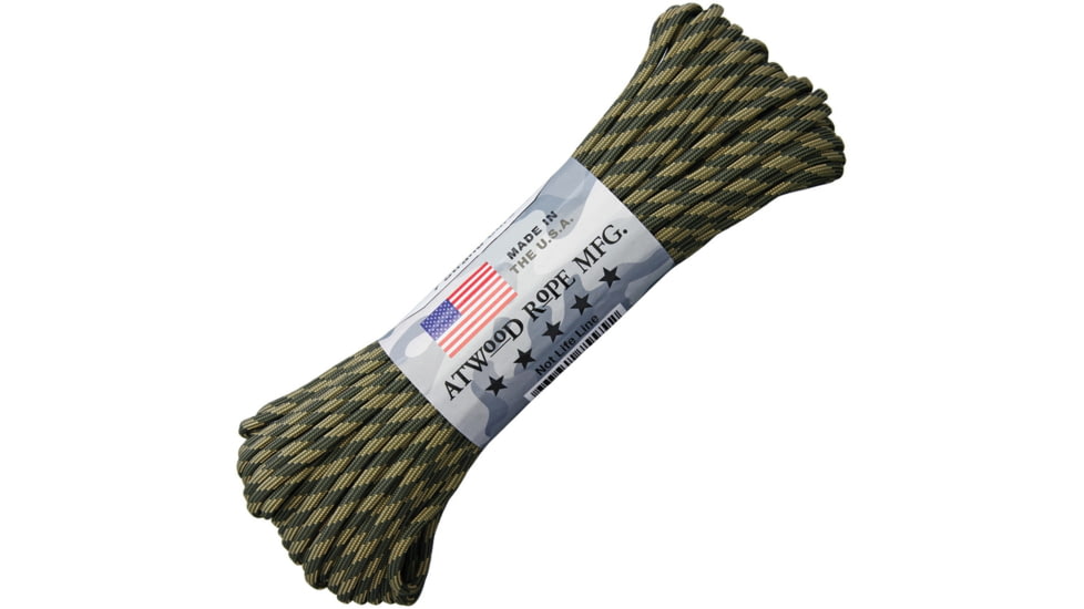 Atwood Parachute Cord, 100ft, 550 Cord, 7 Strand Core, Command, COMMAND