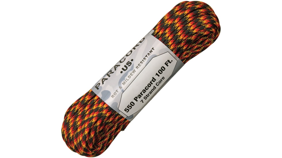 Atwood Parachute Cord, 100ft, 550 Cord, 7 Strand Core, Oktoberfest, P74 - OKTOBERFEST