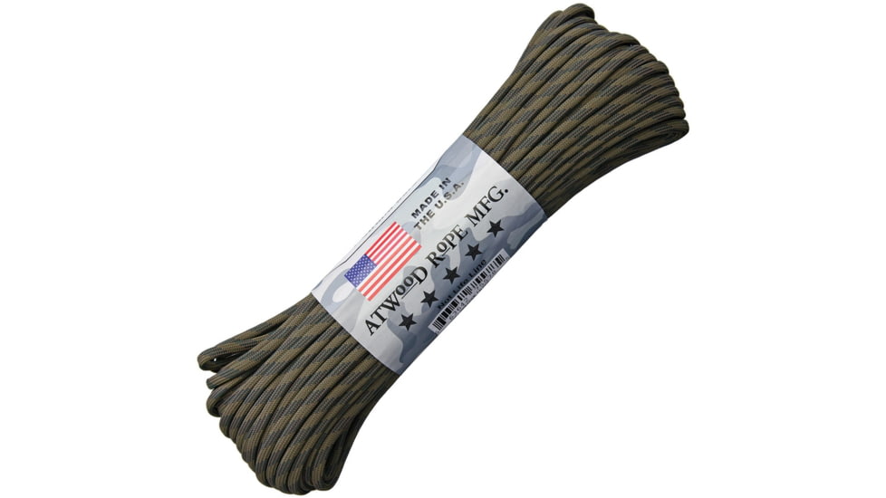 Atwood Parachute Cord, 100ft, 550 Cord, 7 Strand Core, Talker, CODETALKER
