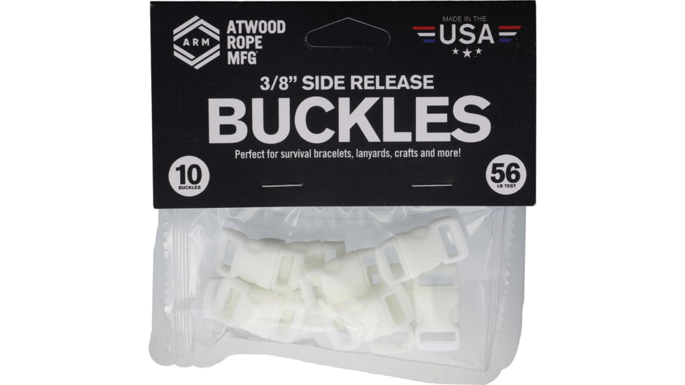 Atwood Paracord Buckle Glow 10PK, RG1340