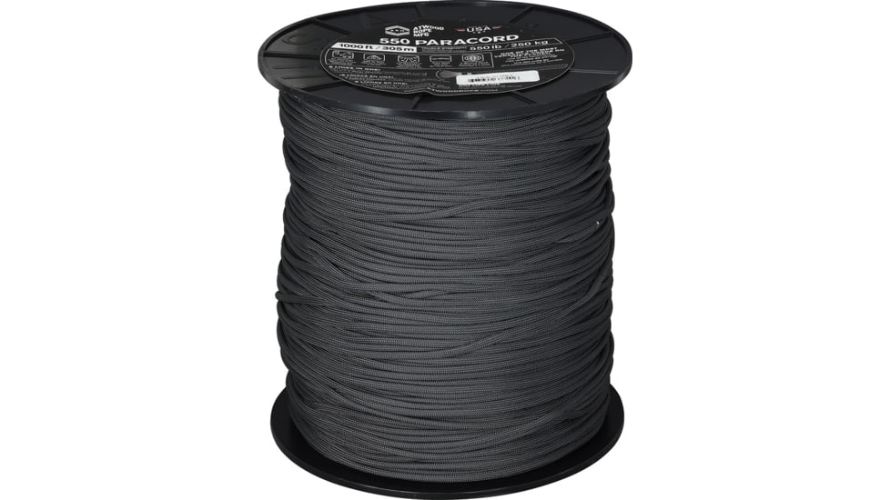 Atwood Paracord Spool, 1000ft, Stealth Gray, PS143-STEALTH GRAY