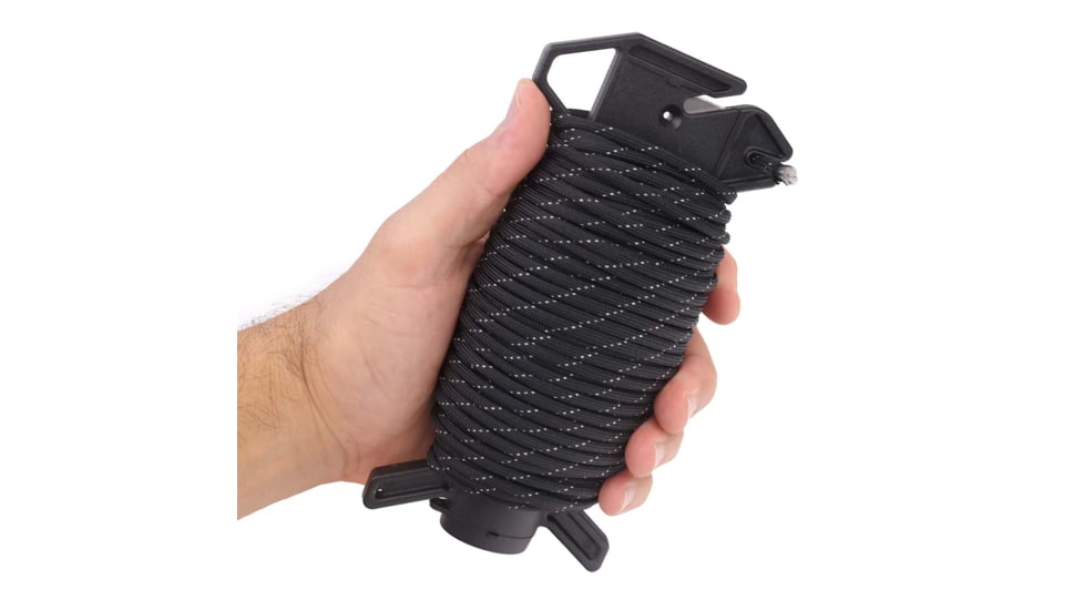 Atwood Ready Rope Micro Cord, 100lb Test, 125ft, Reflective Black, ARM-RRM-RS01