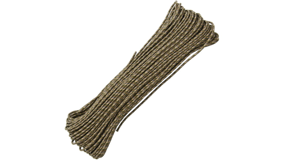 Atwood Tactical Paracord, 3/32 Tactical 4-Strand Core Cord, UV Inhibited, Rot And Mildew Resistant, 275lbs, Multi-Cam, 100 Ft, TC19 - MULTI - CAM