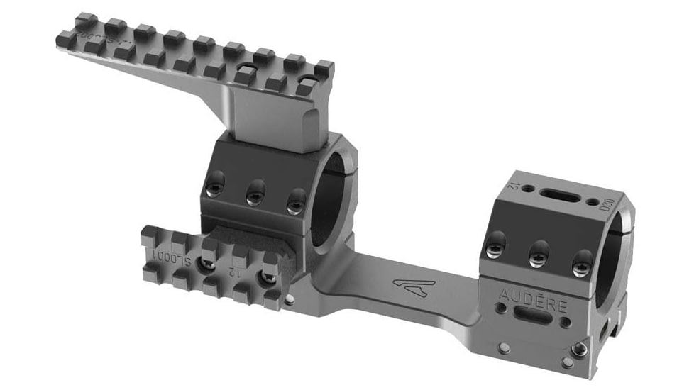 Audere Scope Mount Adversus, 30mm Tube, High, 0MOA, Black, AD0008