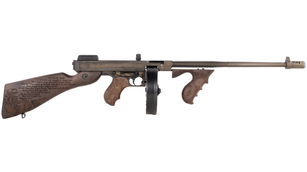 Auto Ordnance Thompson 1927A-1 Bonnie &amp; Clyde Rifle, .45 ACP, 18 inch Barrel, 20 Round Magazine, T150DC6-FRRMPG
