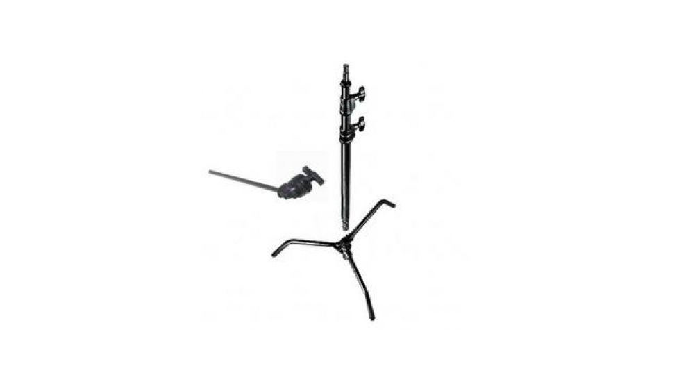 Avenger 40&quot; Black Steel Turtle Base Century Stand A2030DCB