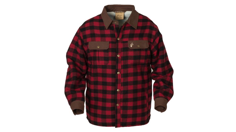 Avery Outdoors Heritage Workmen Jac Shirt - Mens, Red-Black Buffalo Plaid, Medium, A1030016-RBP-M