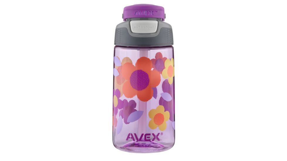 Freestyle Autospout Water Bottle-Flower-16 oz