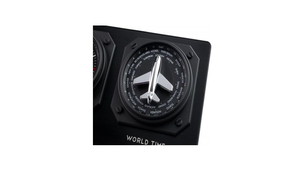 AVI-8 GMT Clock, Black, AV-Clock-01